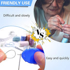 30 Pcs Needle Threaders for Hand Sewing, Plastic Needle Threader Tool for Sewing Needles, Needle Threader for Sewing Crafting, Sewing Machine, DIY, Embroidery, Knitting Craft with Clear Box, 5 Colors
