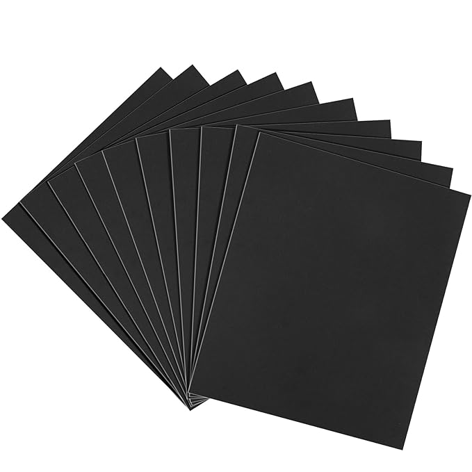 800 Grit Sandpaper, 9 x 11 Inch Wet Dry Sand Paper Hand Abrasive Sanding Sheets for Wood Metal Automotive Sanding and Polishing, Fine - 10 Sheets