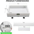 Large Reusable Epoxy Resin Mold 16×10×3 Adjustable Clamping System – Ideal Resin Molds for Coffee Tables, Trays, Cutting Boards & DIY Projects