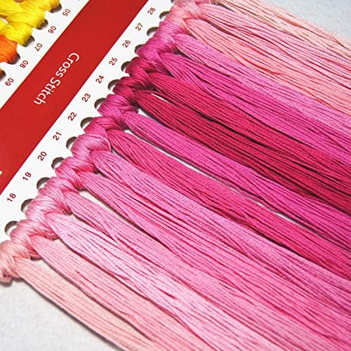Stitchmelody 14CT Counted Cross Stitch Kits,DMC Unprinted Pattern Embroidery Set Needlework-Cactus 13.4''×13.8''