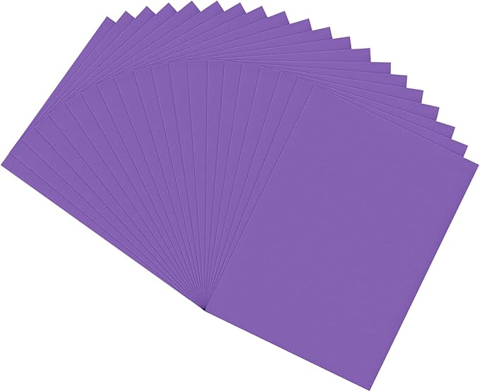 20 PCS EVA Foam Sheets DIY Handcraft Materials 1mm Thick 15.7 x 11.8 Inches Purple EVA Foam Papers for Arts and Crafts