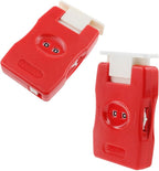 Xhziy Knitting Counter Mini Crochet Counter Knitted Manual Finger Counter Knitting Marking Tool (Red) 2pcs