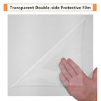 6061 T651 Aluminum Sheet Metal 12" x 12" x 0.04"(1mm) Flat Plain Thin Aluminum Sheet Plate Covered with Protective Film, Heat Treatable Rectangle Aluminum Metal Plate for Crafting, Industrial
