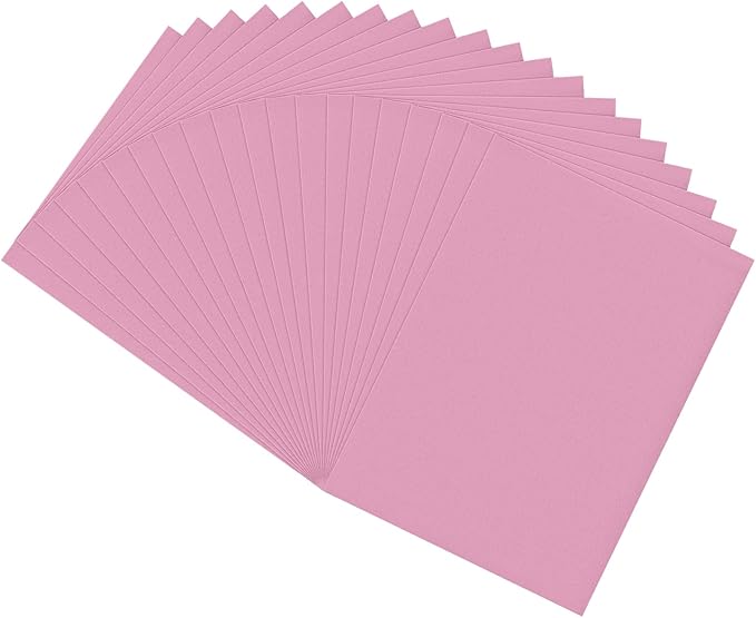 20 PCS EVA Foam Sheets DIY Handcraft Materials 1mm Thick 15.7 x 11.8 Inches Pink EVA Foam Papers for Arts and Crafts