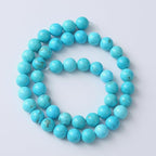 12mm 32pcs AAA Grade Natural Blue Turquoise Round Loose Beads for Jewelry Making DIY Bracelet Necklace Accessories