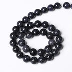 90PCS 4mm Starry Blue Sandstone Gemstone Beads Beads Natural Stone Round Loose Beads for Jewelry Making DIY Bracelet Necklace 15" Inch(Blue Sandstone, 4mm)