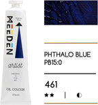MEEDEN Artist Grade Oil Paint: Phthalo Blue - 170ml/5.7oz Tube - Professional Art Paints for Canvas Painting