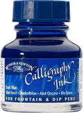 Winsor & Newton Calligraphy Ink, 30ml (1-oz) Bottle, Dark Blue