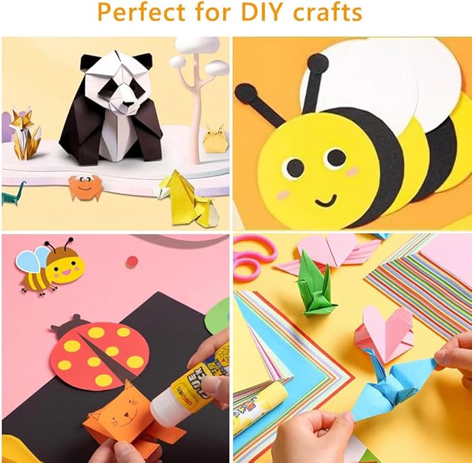 A4 Origami Paper Green 100 Sheets, 8.27×11.7 inch Double Sided Color Easy Fold Big Origami Paper A4 Colored Copy Papers Thin 70gsm for Beginners, DIY handwork Art and Craft Projects (210 x 297 mm)
