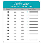 The Beadsmith Wire Elements Craft Wire – Tarnish Resistant, Soft Temper, Round, Bronze Color – 0.81mm, 20 Gauge, 10 Yard Spool – Jewelry Making, Wire Wrapping, Floral, & Other DIY Crafts