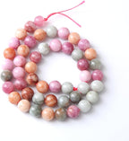 45pcs 8mm Natural Alashan Rainbow Agate Stone Beads for Jewelry Making DIY Bracelet Necklace Accessories 15" Energy Healing Power Stone Beads(8mm, Alashan Rainbow Agate)