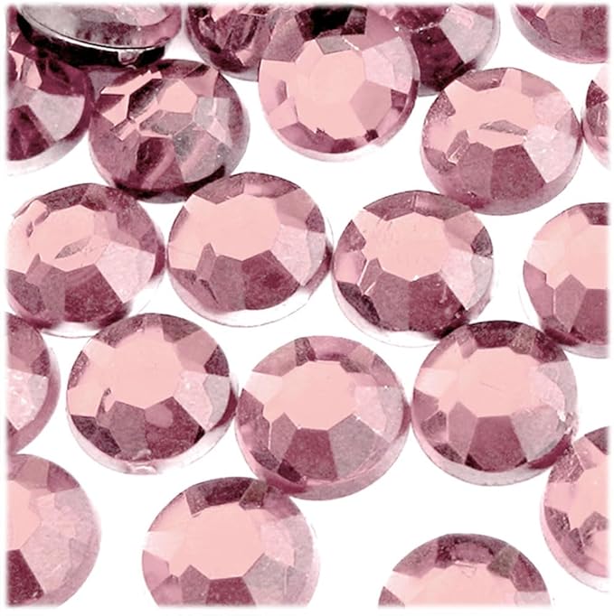 The Crafts Outlet 72pc Rhinestones Round 20mm - Flatback Royal Blue RBL