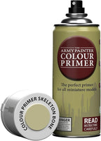 The Army Painter Color Primer Spray Paint, Skeleton Bone, 400ml, 13.5oz - Acrylic Spray Undercoat for Miniature Painting - Spray Primer for Plastic Miniatures