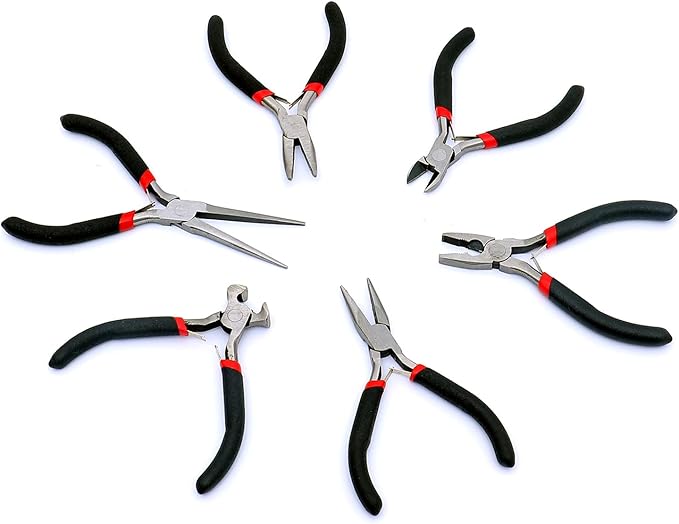 6 PCS Mini Pliers Set