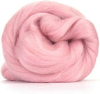 Revolution Fibers Merino Wool Roving | Premium Combed Wool Top | 22 Micron, Perfect for Felting Projects, Spinning, Wall Hangings and Tapestry (Candy Floss)