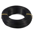 Fashewelry 459 Feet 17 Gauge Aluminum Wire Black Bendable Metal Craft Wire for Beading Jewelry Craft Making (1.2mm)