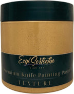 Premium Palette Knife Painting Paste|Texture Paste|Authentic Bright Colors|Ready to Use|Easy to Apply| 6oz (Parmigiano)