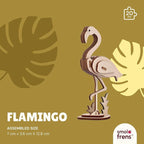 Wooden Animal Puzzles for Ages 8+, 6 Pack 3D Wooden Puzzles, STEM Kits for Kids, Teens, Adults, Wood Crafts Model Kits, STEM Toys, DIY Art Projects, Educational Gifts Toys, Party Favors - Exotic Frens