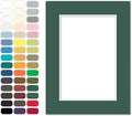 Poster Master Forest Shadow Matboard – 4-Ply Acid-Free Picture Mat Board with 45° Beveled Cut, Made in USA, Custom Cut to Any Size, 1/16" Thickness for Framing & Displays