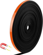 Magnetic Tape Roll Thin Strips, 0.39 Inch x 66 Feet Magnetic Board Dividers Whiteboard Graphic Decorative Tape Marking Line for Classroom Office Art Accessories(Orange)