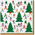 20-ct 13x13 Christmas Paper Decoupage Napkins, 3-Ply Servilletas Tissue Napkin for Dinner and Parties, Disposable Napkins (Christmas Hustle)
