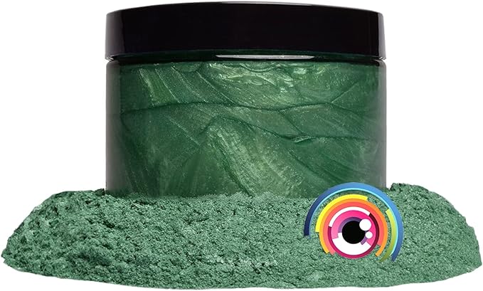Eye Candy Pigments Premium Green Mica Powder - Mint Green (50gr) - for Epoxy, Resin, Soap, Paint, Woodworking, Acrylic Pouring, Bath Bombs, Fishing Lures - DIY Arts and Crafts Additive