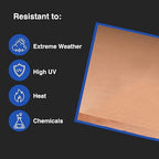 Duco USA-Made Clear Cast Acrylic Sheet 1/8 Inch Thick 6" x 6" - 6 Pack of Transparent Plexiglass Sheet - Lightweight Acrylic Board for Window Replacements, Displays, Signs, and More