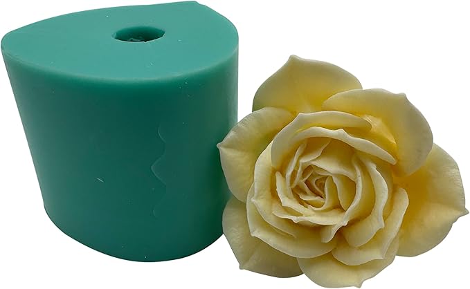 3D Rose Flower Silicone Mold for Epoxy Resin Craft Aroma Gypsum,Handcrafted Soap Candle Wax,Decorated Chocolate Cake Making