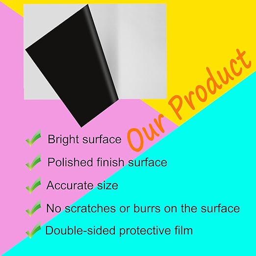 2Pcs 304 Stainless Steel Sheets Metal 8" x 12" x 1/64" (0.50MM) Inch 304 Stainless Steel Plates 24 Gauge Stainless Steel Shim Stock Plates Metal Sheets for Crafting, Stovetop, Snow Frosted Surface