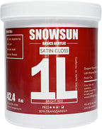 SNOWSUN Red Acrylic Paints, Large Bulk Heavy Body Acrylic Paint (42.4 oz, 1L) - Non Toxic Gloss Thick Art Paint for Multi-Surface, Canvas Wood Ceramic and Leather, Stone Craft, for Artists & Beginners