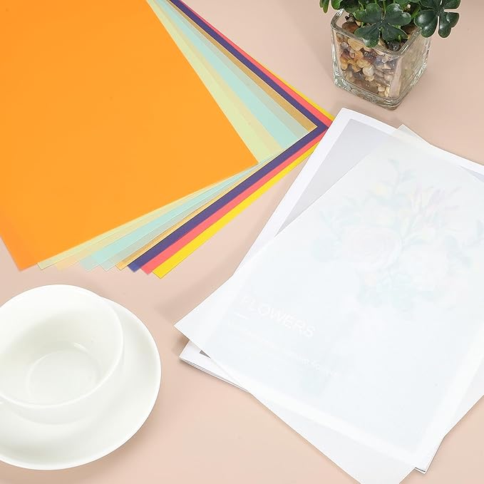 PATIKIL 30 Sheets Vellum Paper 8.5x11inches, Printable Translucent Paper 100GSM Colored for Invitations Laser Inkjet Printing Card Making Crafting Wedding Tracing, White