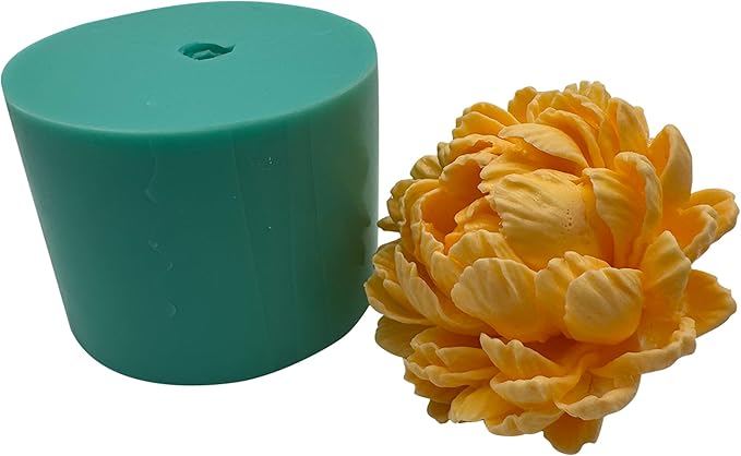 3D Blooming Chrysanthemum Silicone Mold for Crystal Epoxy Resin Flower,Home Decoration Flower Molds Aroma Plaster Stone Disffuer Mould, DIY Candle Wax Resin Craft Silicone Mould