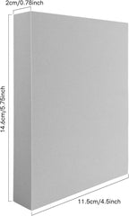 BAOFALI 2 Pcs Large Stamping Foam Grey Moldable Foam Stamps Plastic Dry Foam Stamp Pad Cut and Dry Foam Stamping Foam Block for Sculpture, Modeling, DIY Arts and Handicrafts Projects