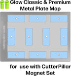 CUTTERPILLAR GLOW CLASSIC LED Light Board, with Translucent, Self-Healing Cutting Mat Light Box Tracing Pad w/Non-Slip Translucent Self-Healing Cutting Mat, 13” x 19" - Perfect for Quilters & Crafters
