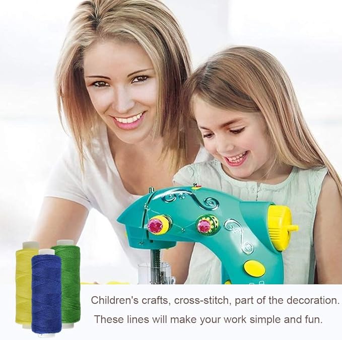Sewing Thread 60 Colors Sewing Industrial Machine and Hand Stitching Cotton Sewing Thread (60 Color)