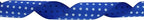 Polka Dot Grosgrain Ribbon 25 Yard Each Roll 100% Polyester (1", Royal Blue)