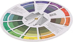 Pocket Color Wheel Chart, Double Sided Color Wheels for The Artists, 5.5 inch Color Analysis Draping Kit Showing Color Mixing Effects, Lightweight Paper Wheel for Artists (Small)