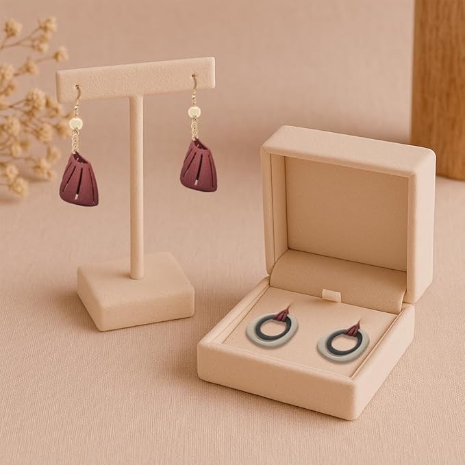 Polymer Clay Cutters - 12 Shapes Leather Twisting Jewelry Earrings Cutter, Polymer Clay Cutters for Jewelry, Earring Making Kit with Storage Box