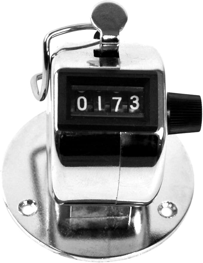 Clicker Counter - Handheld or Mountable with Easy Thumb Tally Button – Click Counter for Sporting Events, Ticket Sales, or Counting People by Stalwart