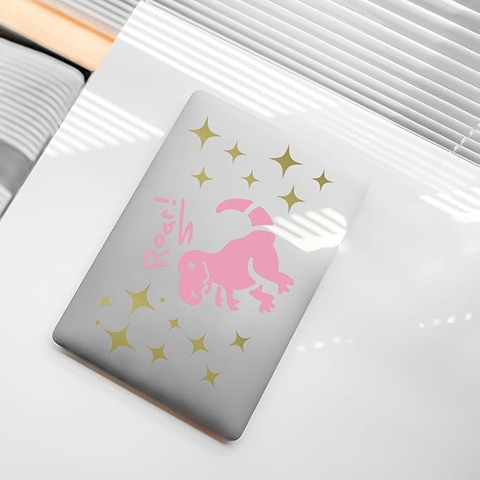 Ant Smart Adhesive Permanent Vinyl Compatible with Cricut Explore and Maker Series Without Cutting Mats, Create DIY Projects, Decals, Stickers & More (Pink, 13inch x 5ft)