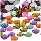The Crafts Outlet 144pc Rhinestones Round 10mm - Pastel Assortment