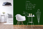 Chalkboard Blackboard Paint - Brush on Wood, Metal, Glass, Wall, Plaster Boards Sign, Frame or Any Surface. Use with Chalk Pen Wet Erase, Non-Toxic - Matte Finish [Green] - (8.5oz Cover 32 sf)