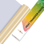 HTVRONT HTV Vinyl Rolls Heat Transfer Vinyl - 12" x 5ft Dark Dold HTV Vinyl for Shirts, Iron on Vinyl for All Cutter Machine - Easy to Cut & Weed for Heat Vinyl Design (Dark Gold)