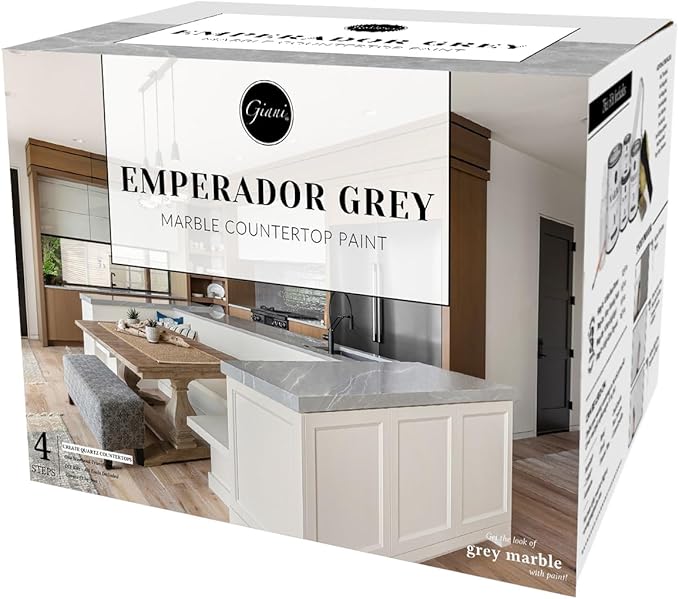Giani Marble Easy Epoxy Countertop Paint Kit (Emperador Grey)