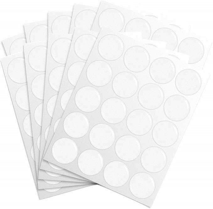 1 Inch Epoxy Stickers Craft Bottle Caps Stickers for Hair Bows Pendants Scrapbooks 100 PCS 200PCS (Clear1, Quantity：200)