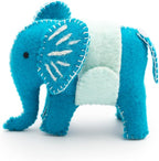 Glaciart One Sewing Pin Cushion Elephant | Large Size w/Sleeve for Craft Supplies & Pocket for Scissors | Also for Quilting Needles, Sewing Machine Needles, Safety and T Pins