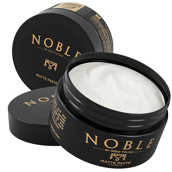 Strong Hold Matte Hair Paste | Flexible & Long-Lasting Sculpting Paste for All Hair Types and Styles | No Flakes | 3 oz