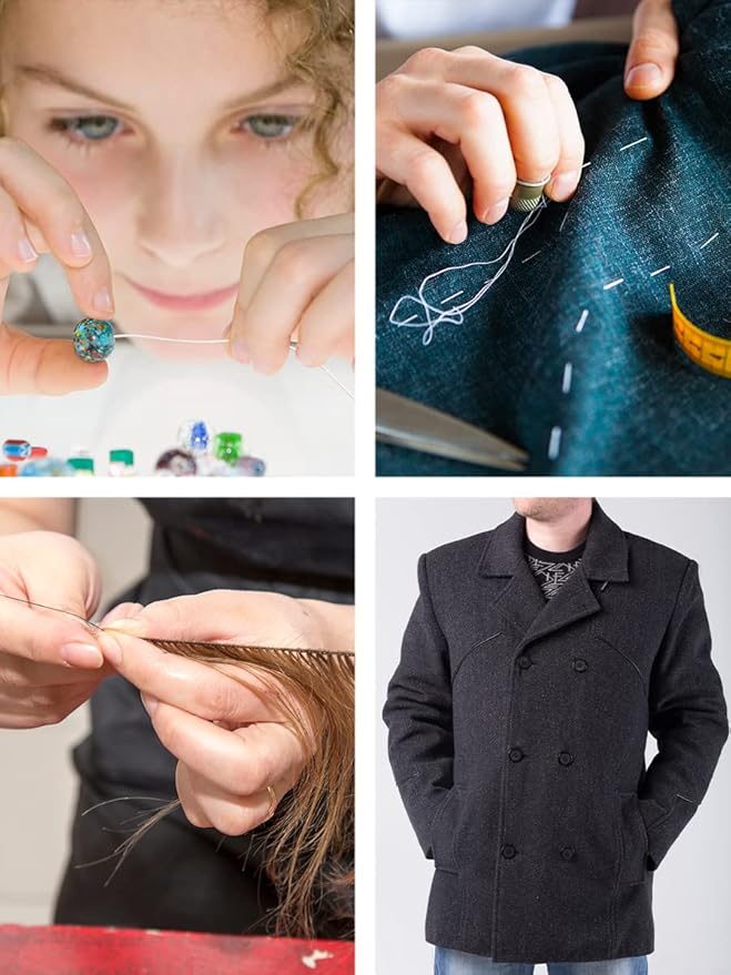 Mandala Crafts Bonded Nylon Thread Blush Heavy Duty Sewing Threads - 800 YDs Size 207 630D T210 Tex 210 Thread for Leather Jeans Weaving Outdoor Marine Upholstery Threads