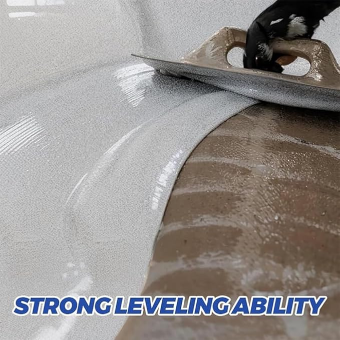 Louis Forest Epoxy Floor Paint, High-Gloss Marble Effect Epoxy Floor Coating (Blue-B,1pcs)