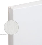 Creative Mark The Edge Deluxe Cotton 1-1/2" Deep Stretched Canvas for Painting, 10x50 Pack of 3, 14oz. Primed Weight, Universal Archival Priming, Medium Tooth, Hand-Stretched Canvas for Painters